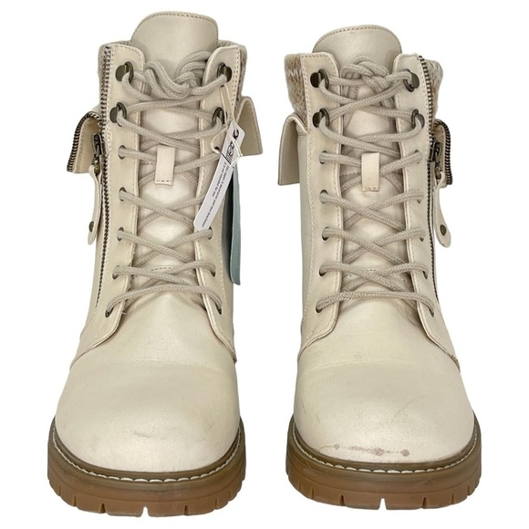 Cliffs White Mountain Mandy Womens Lug Ankle Combat Style Boots Size 11M - Picture 7 of 14